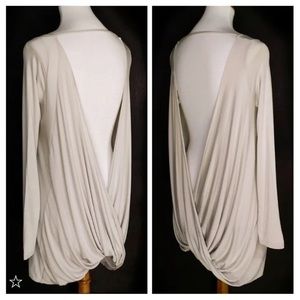 NEW Joah Brown Serenity Long Sleeve Top Size M/L Open Back Yoga Lounge Gym